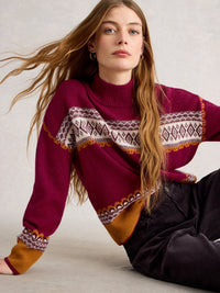 An image of the White Stuff Millie Fairisle Jumper