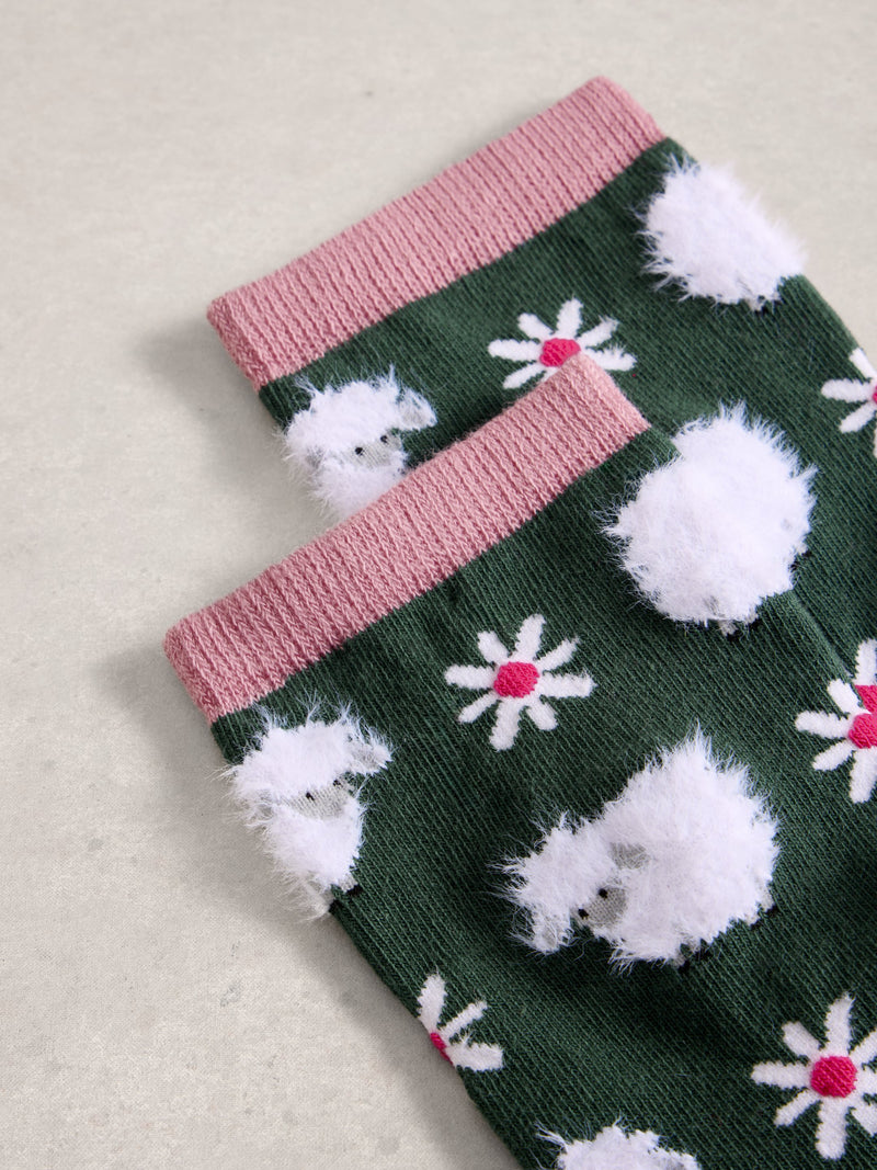 An image of the White Stuff Fluffy Ankle Socks
