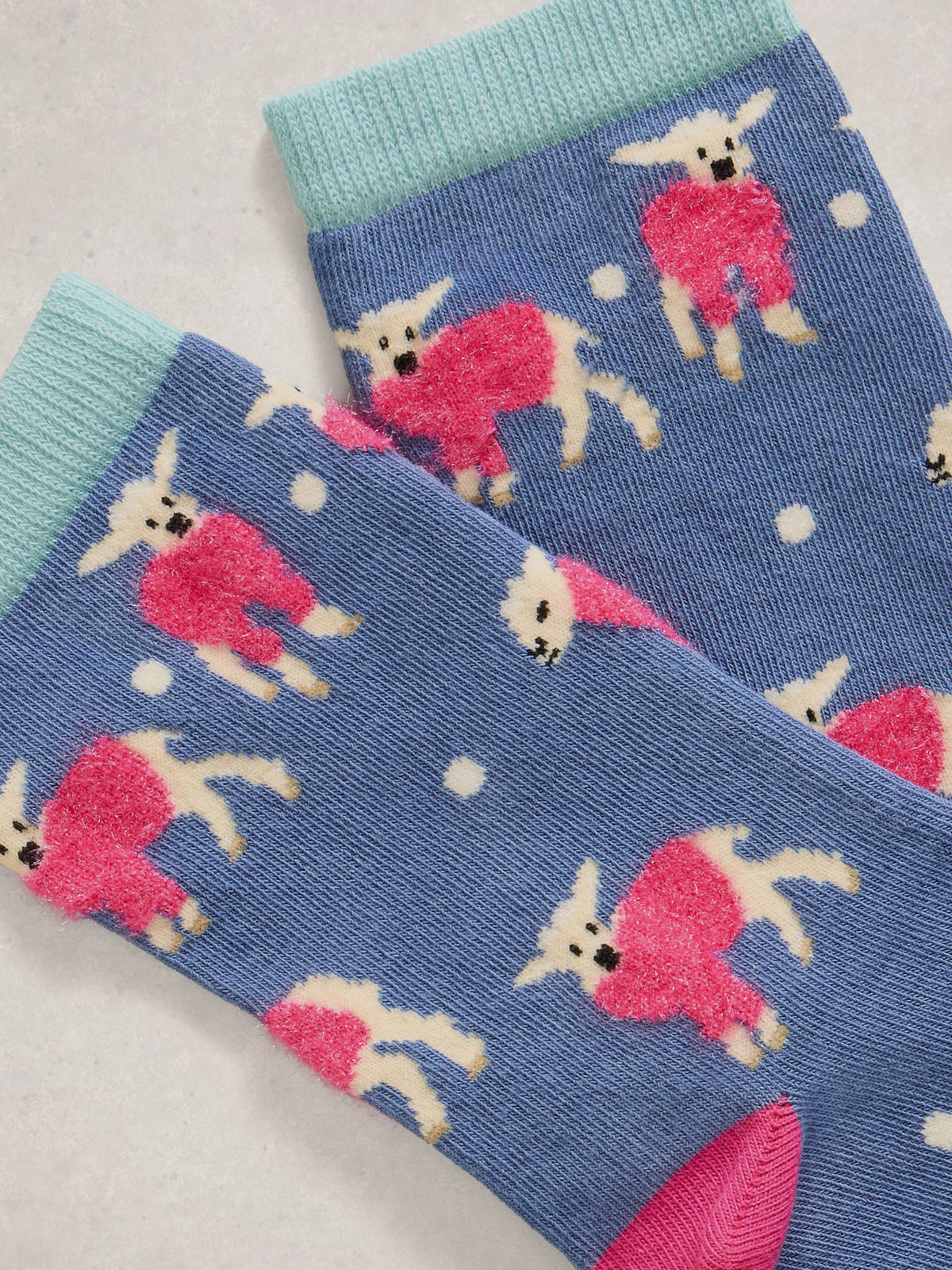An image of the White Stuff Fluffy Ankle Socks