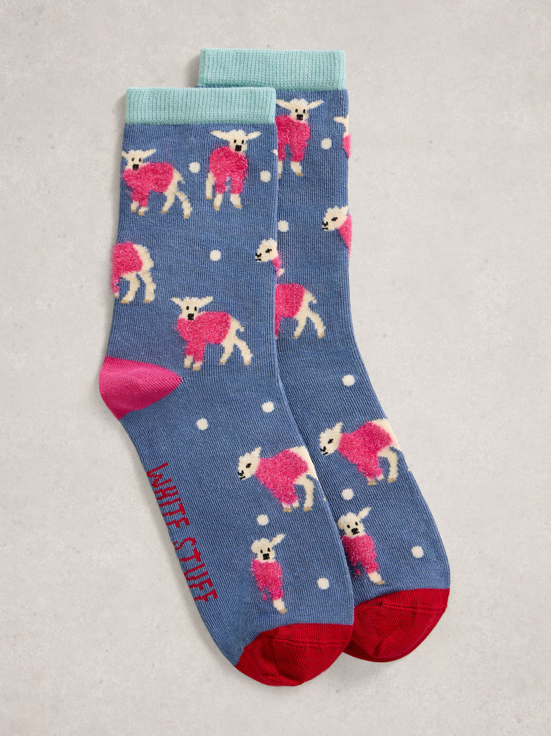 An image of the White Stuff Fluffy Ankle Socks