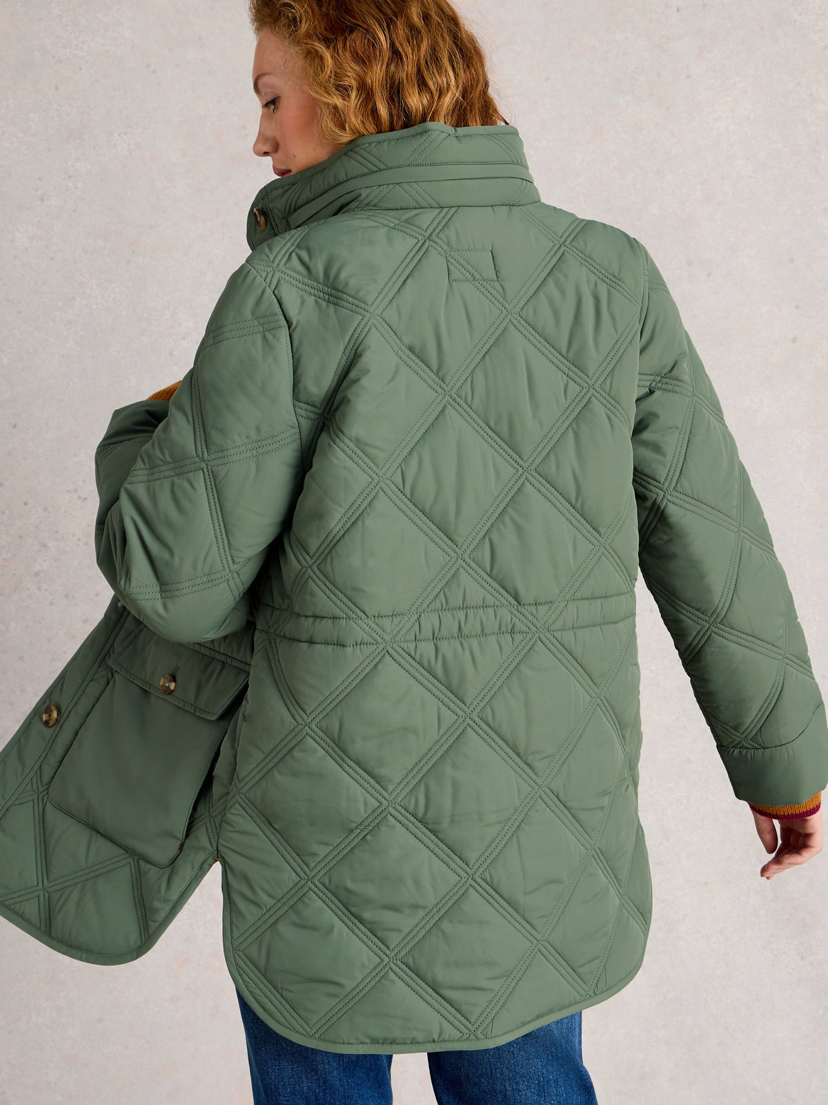 An image of the White Stuff Edie Quilted Coat