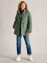 An image of the White Stuff Edie Quilted Coat