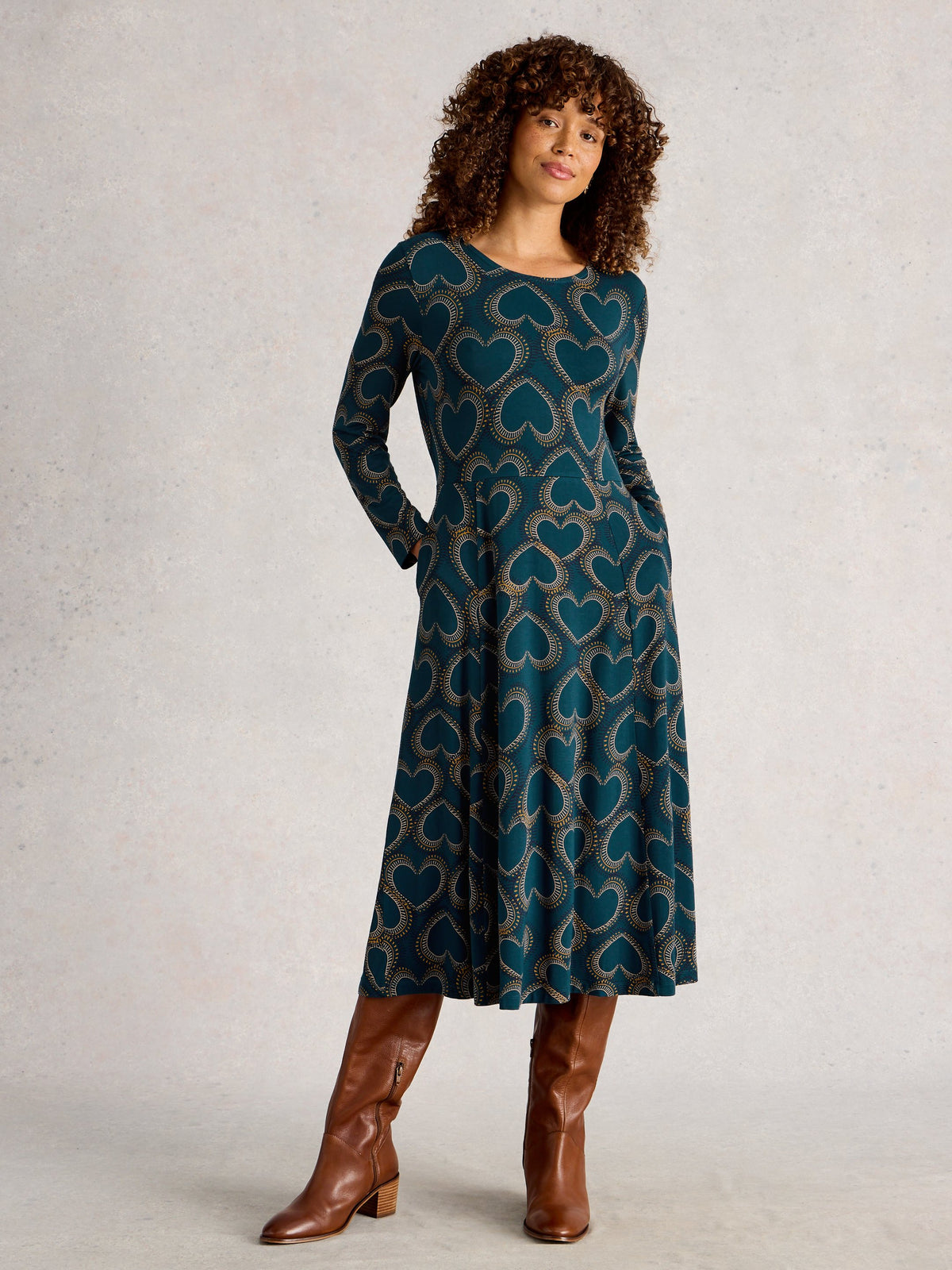 An image of the White Stuff Madeline Jersey Dress