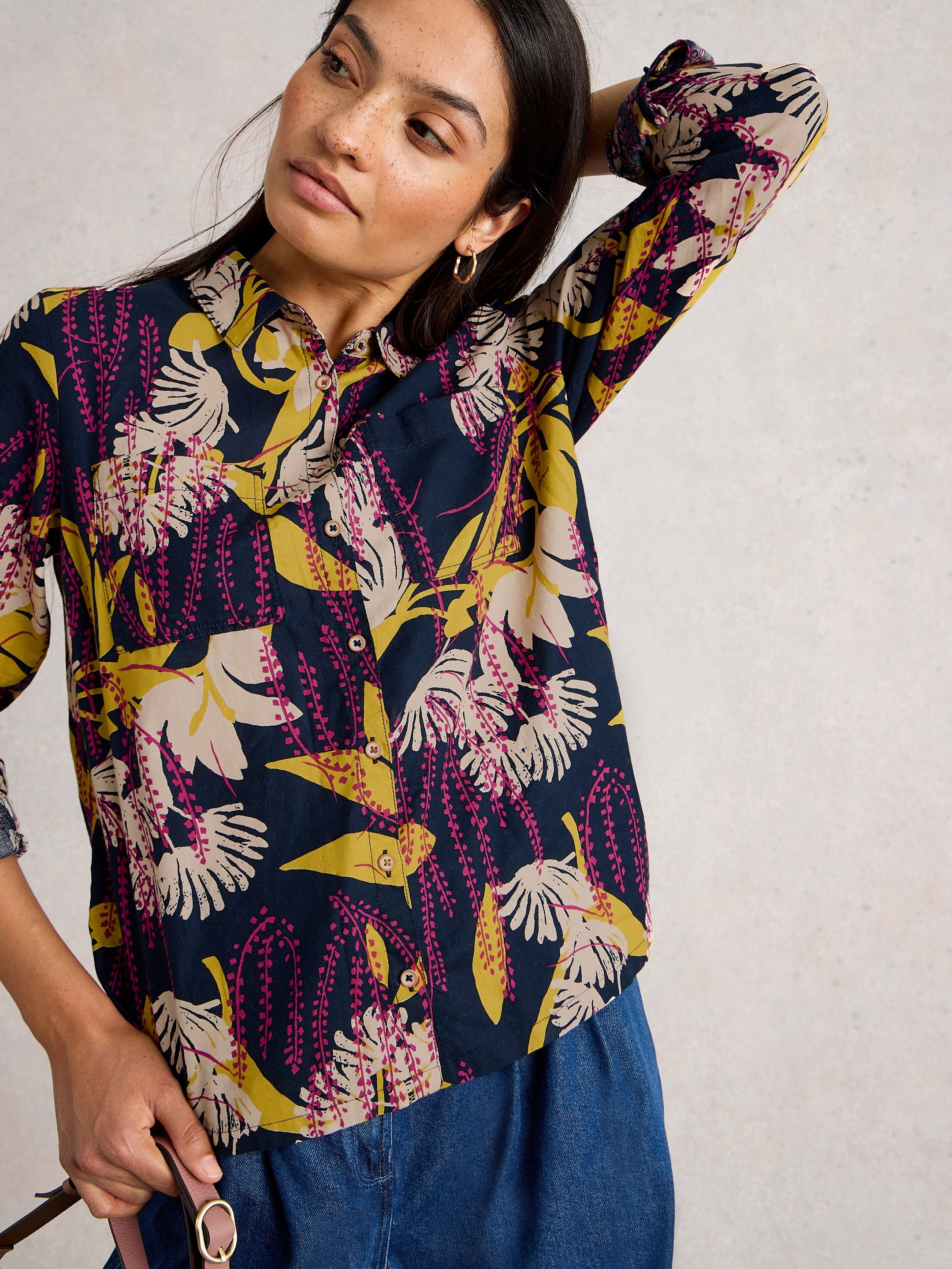 An image of the White Stuff Sophie Organic Cotton Shirt