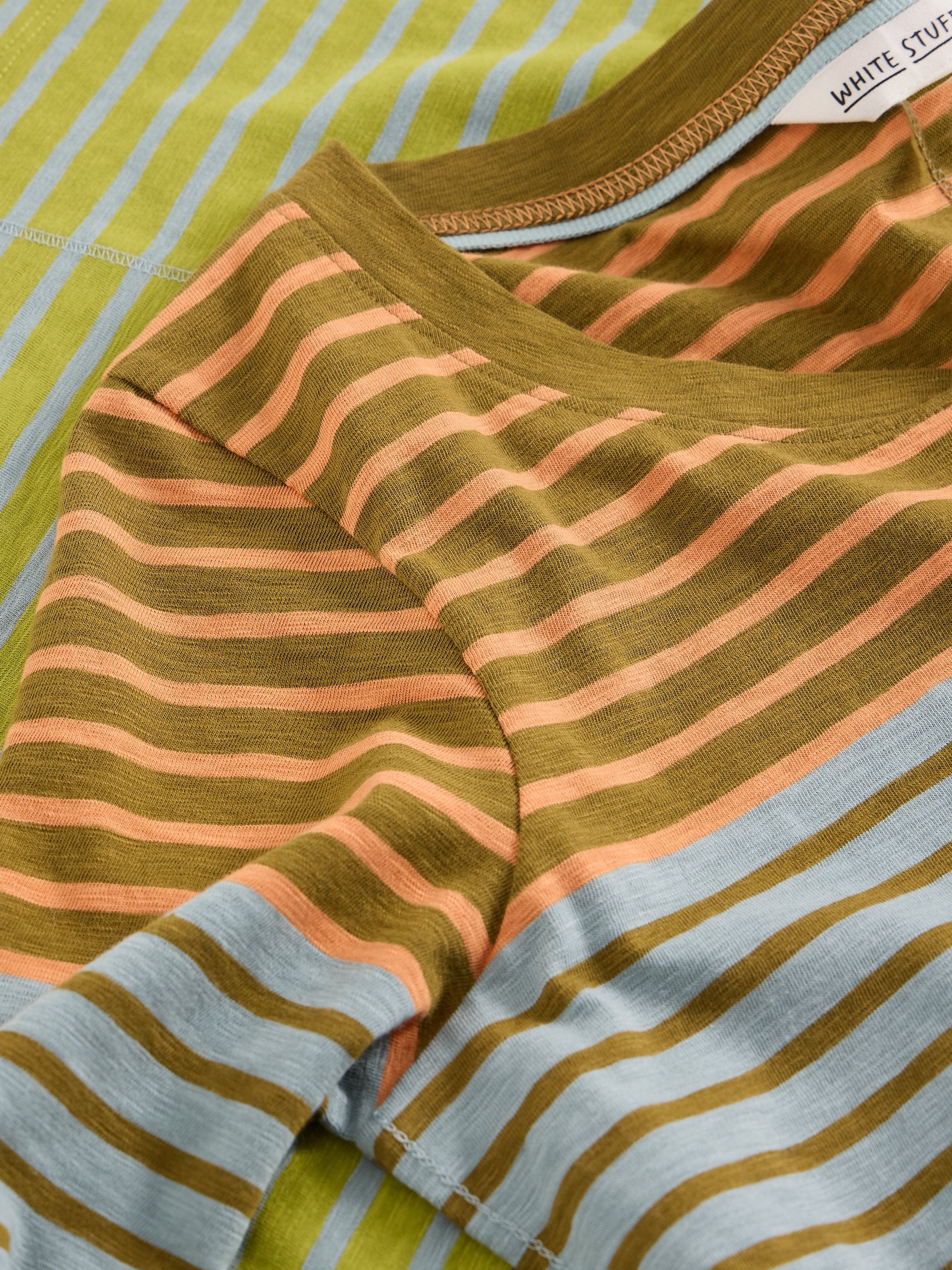 An image of the White Stuff Nelly 3/4 Stripe Tee