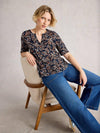 An image of the White Stuff Weaver Notch Neck Tee