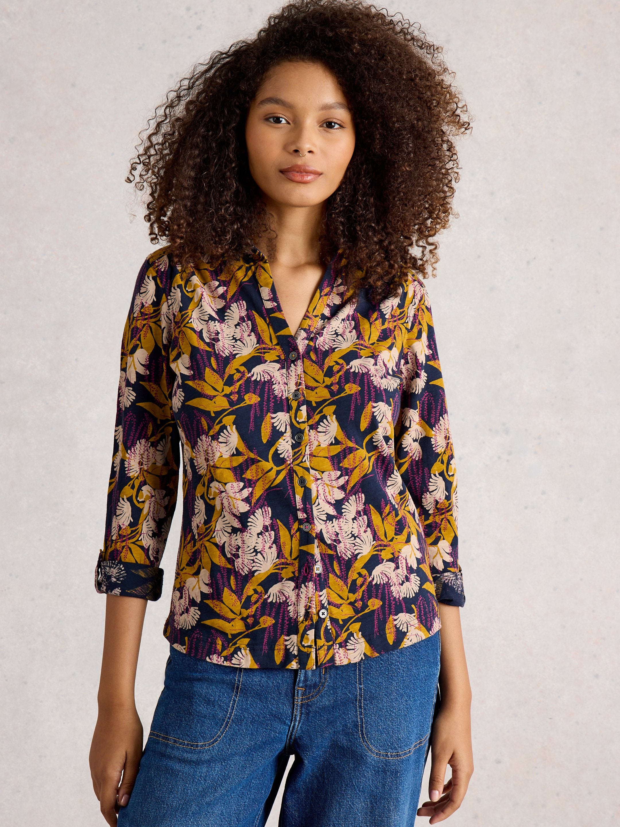 An image of the White Stuff Annie Jersey Shirt