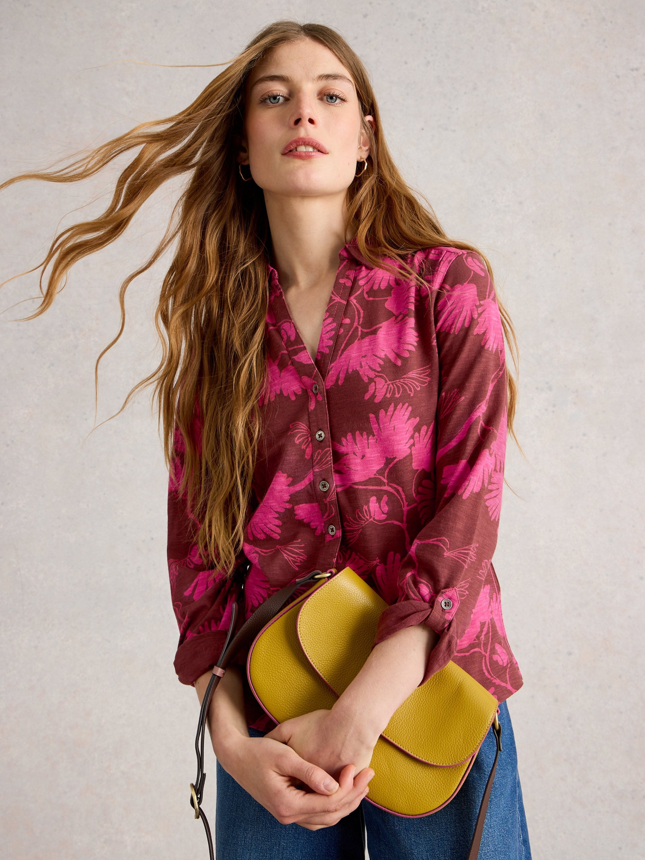 An image of the White Stuff Annie Jersey Shirt