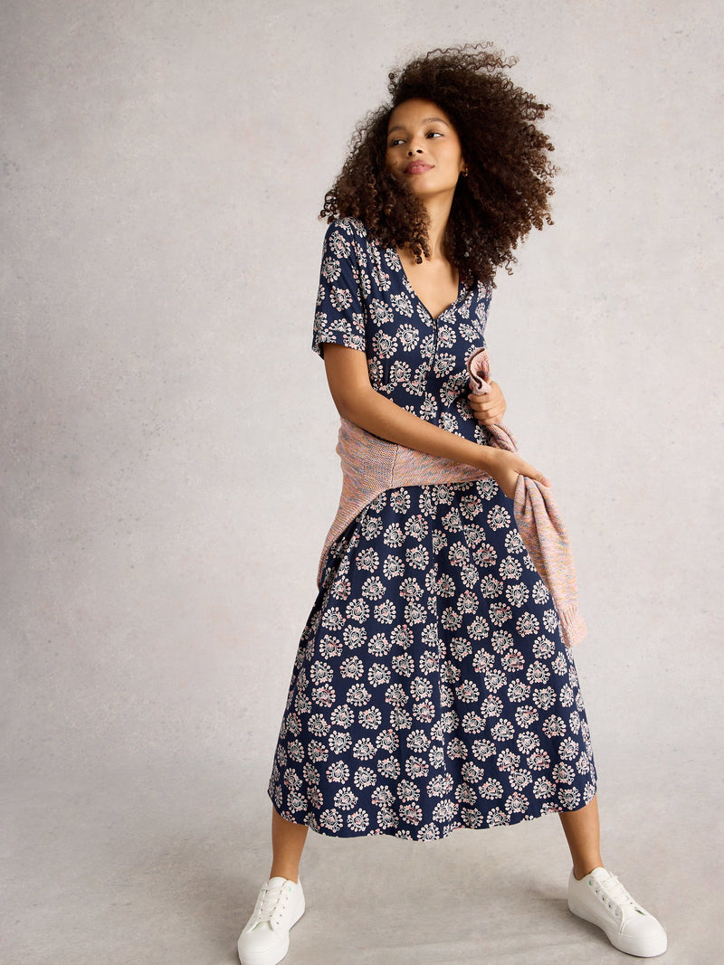 An image of the White Stuff Megan Jersey Dress