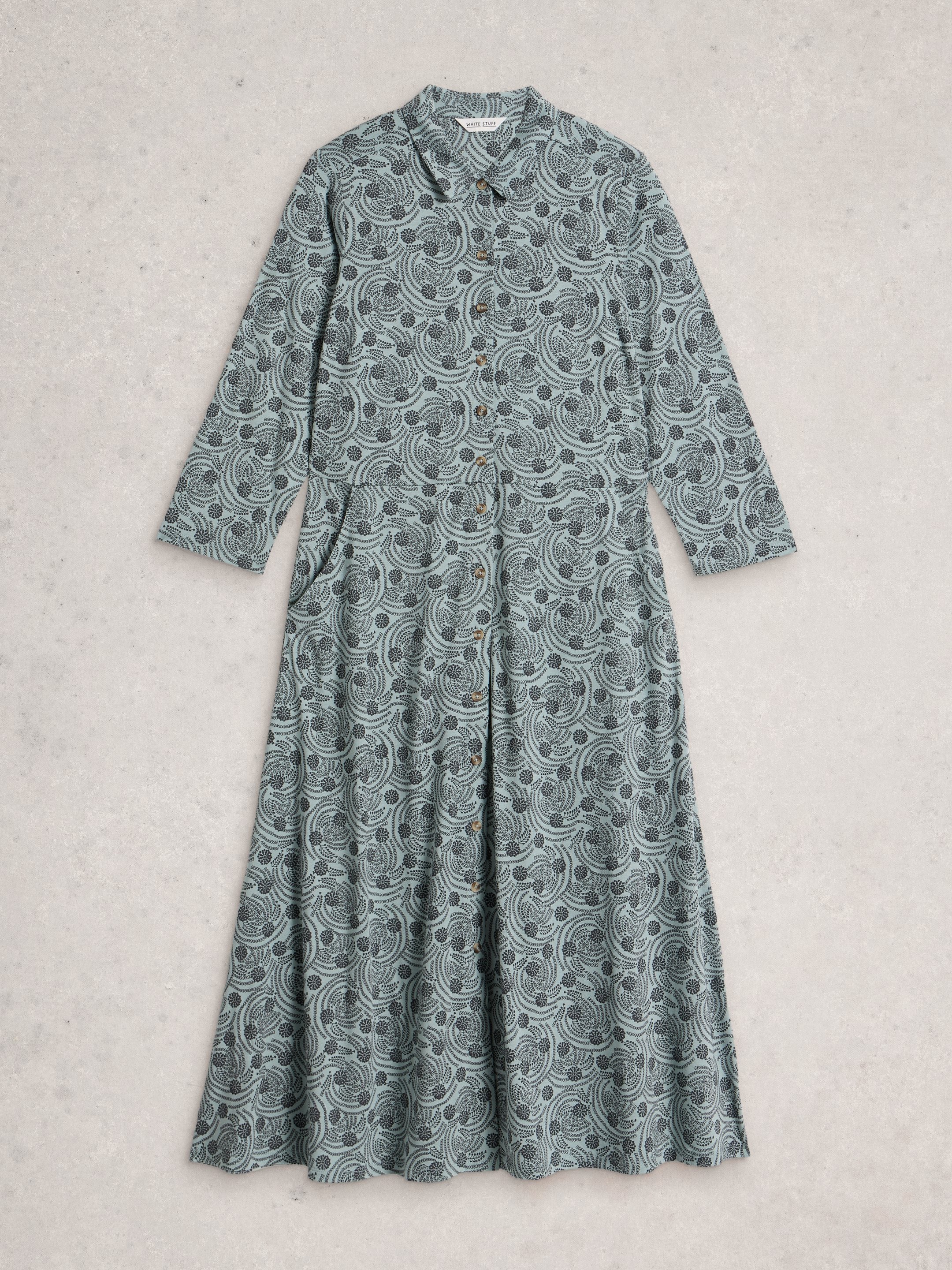 An image of the White Stuff Rua Jersey Shirt Dress