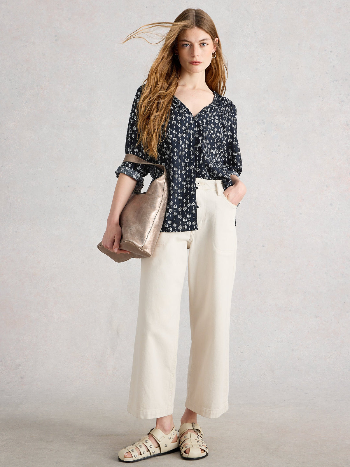 An image of the White Stuff Rae Organic Cotton Top