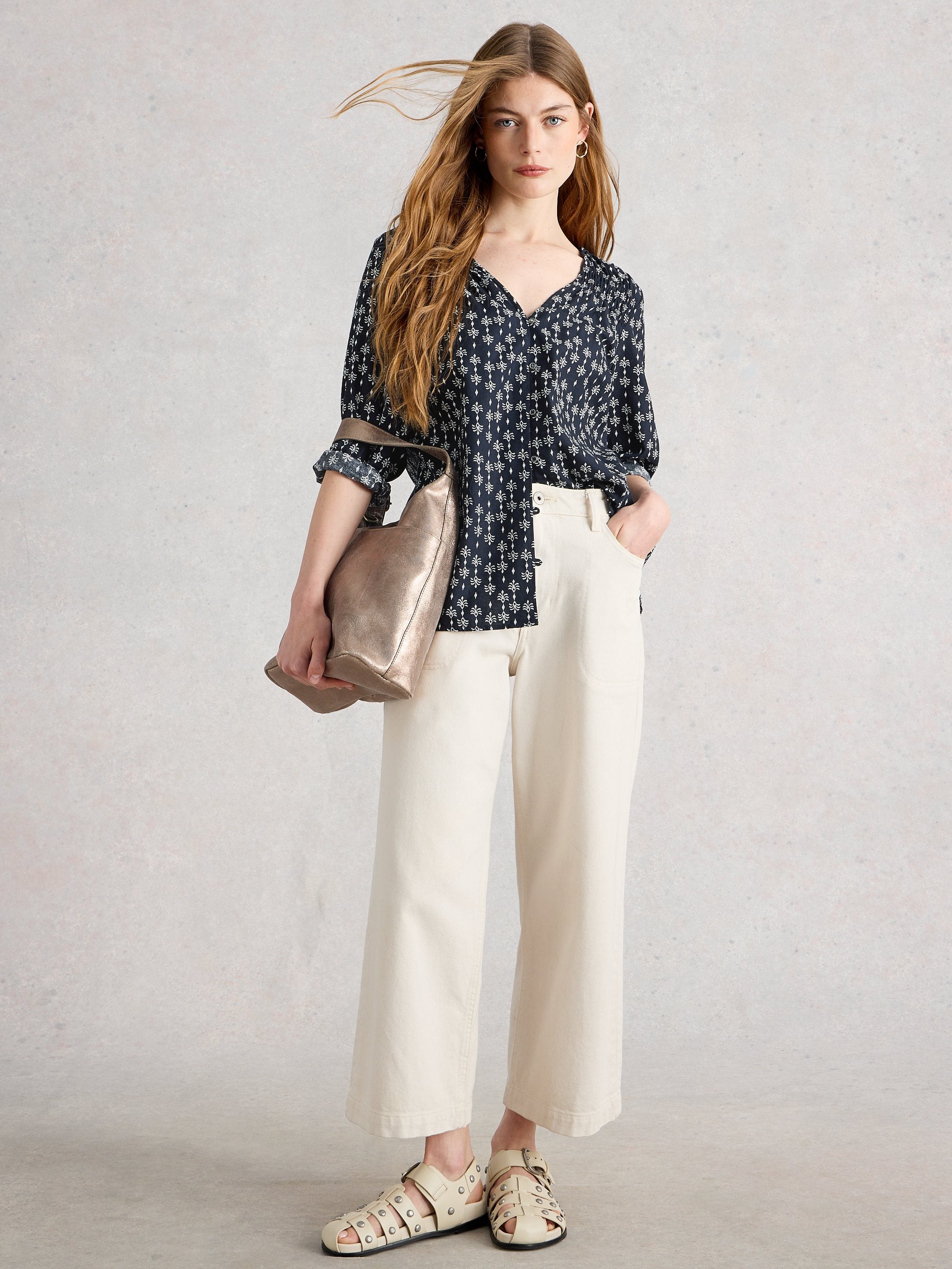 An image of the White Stuff Rae Organic Cotton Top