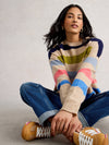 An image of the White Stuff Kitty Stripe Cashmere Jumper