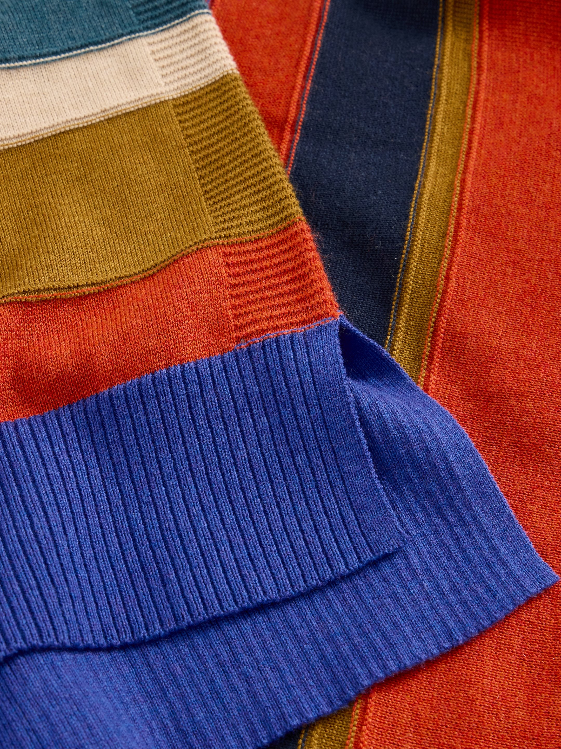 An image of the White Stuff Olive Stitch Stripe Jumper