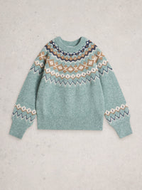 An image of the White Stuff ARCTIC FAIRISLE JUMPER