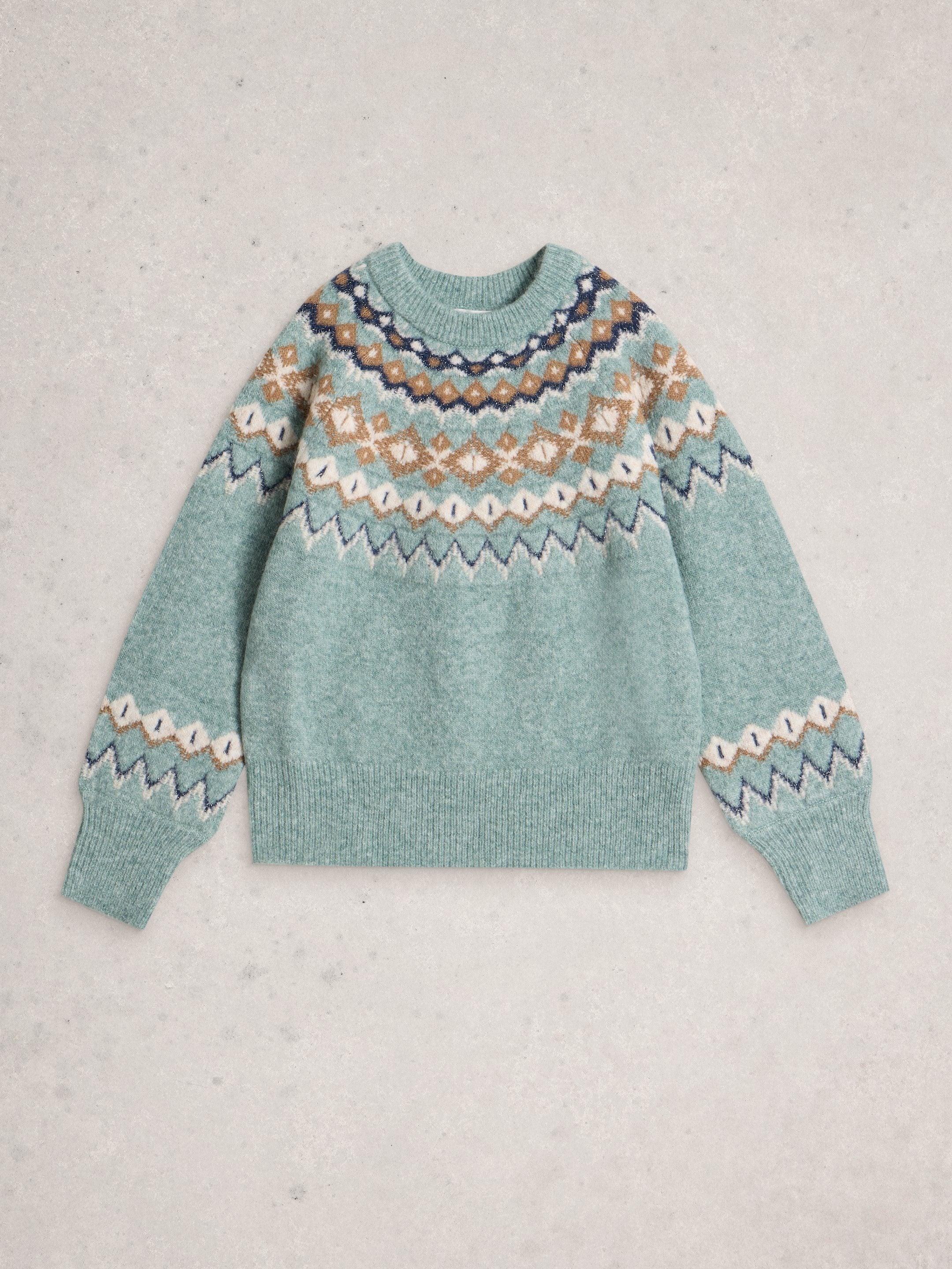 An image of the White Stuff ARCTIC FAIRISLE JUMPER