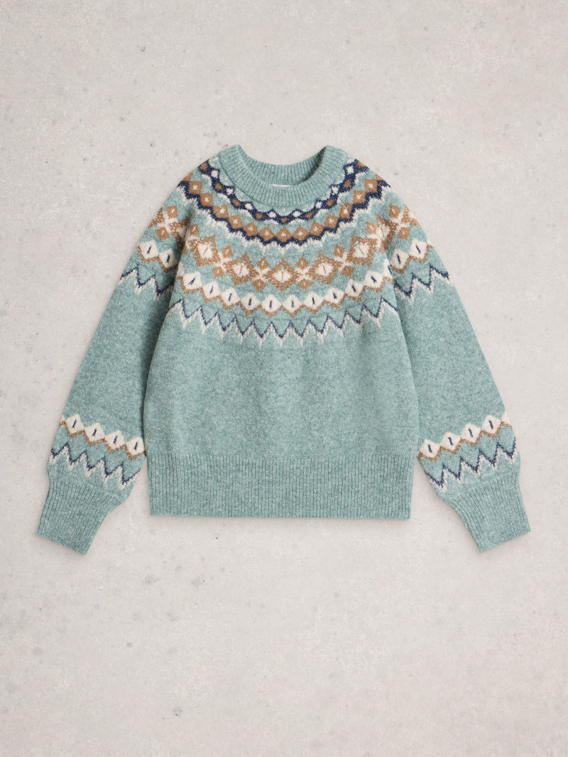 An image of the White Stuff ARCTIC FAIRISLE JUMPER