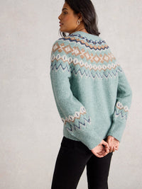 An image of the White Stuff ARCTIC FAIRISLE JUMPER