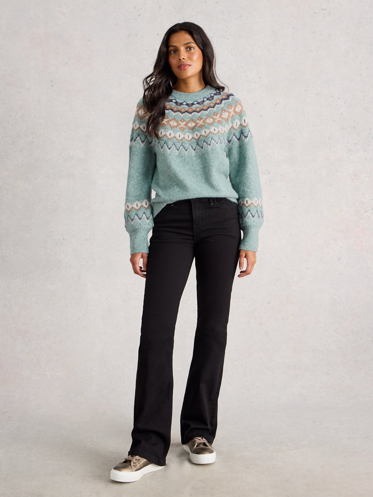 An image of the White Stuff ARCTIC FAIRISLE JUMPER