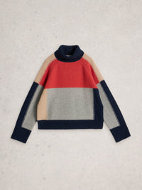 An image of the White Stuff Mary Colourblock Jumper