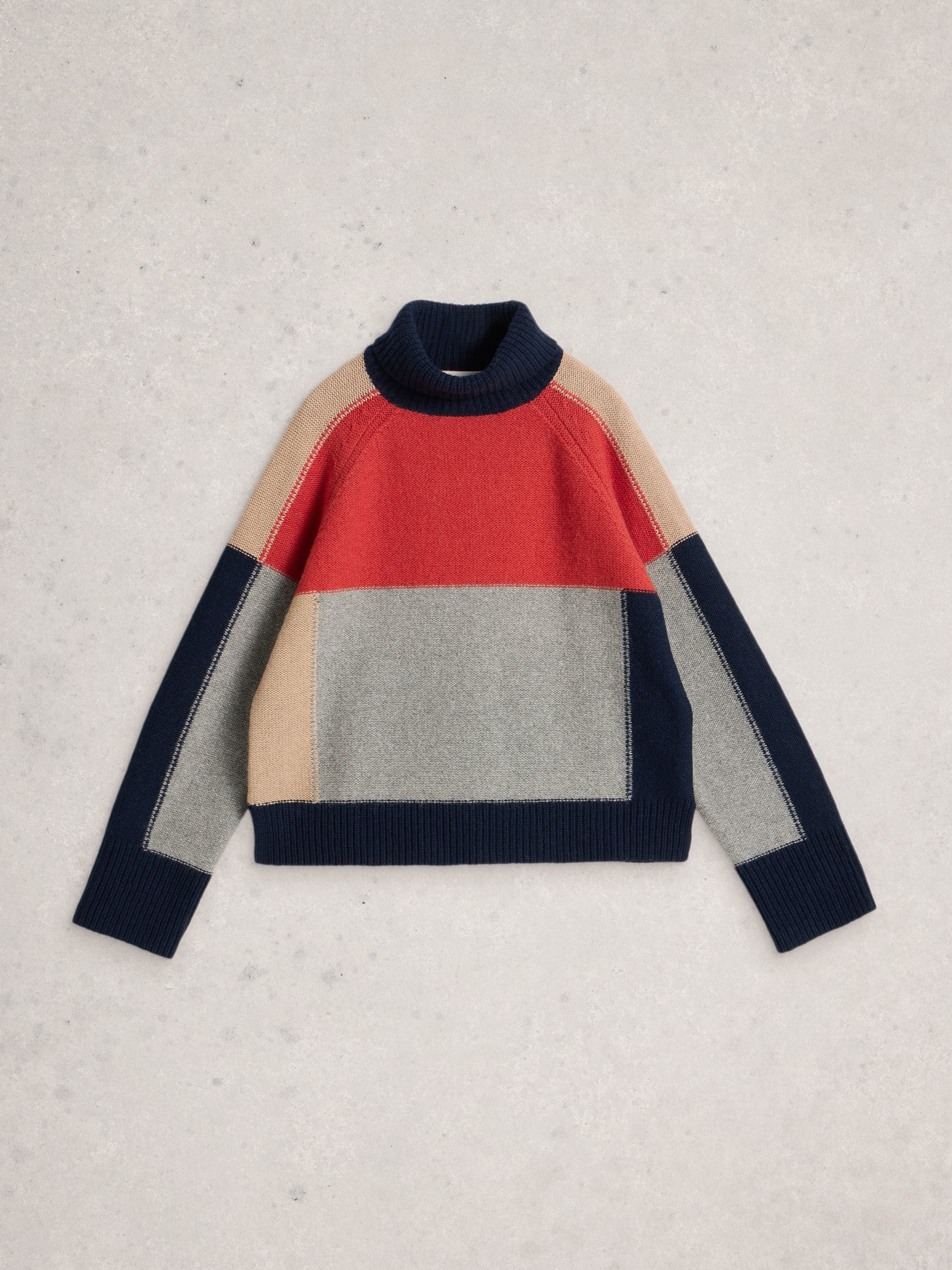 An image of the White Stuff Mary Colourblock Jumper