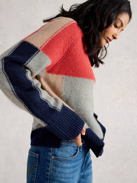 An image of the White Stuff Mary Colourblock Jumper