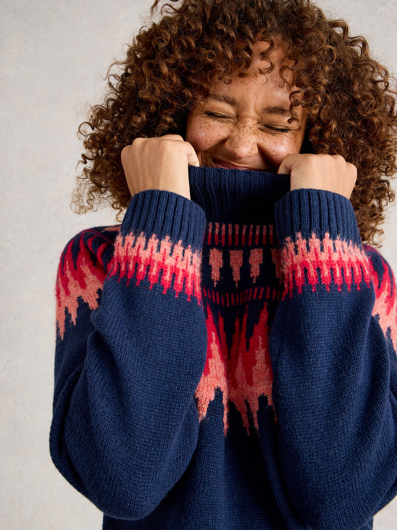 An image of the White Stuff Fiona Fairisle Jumper