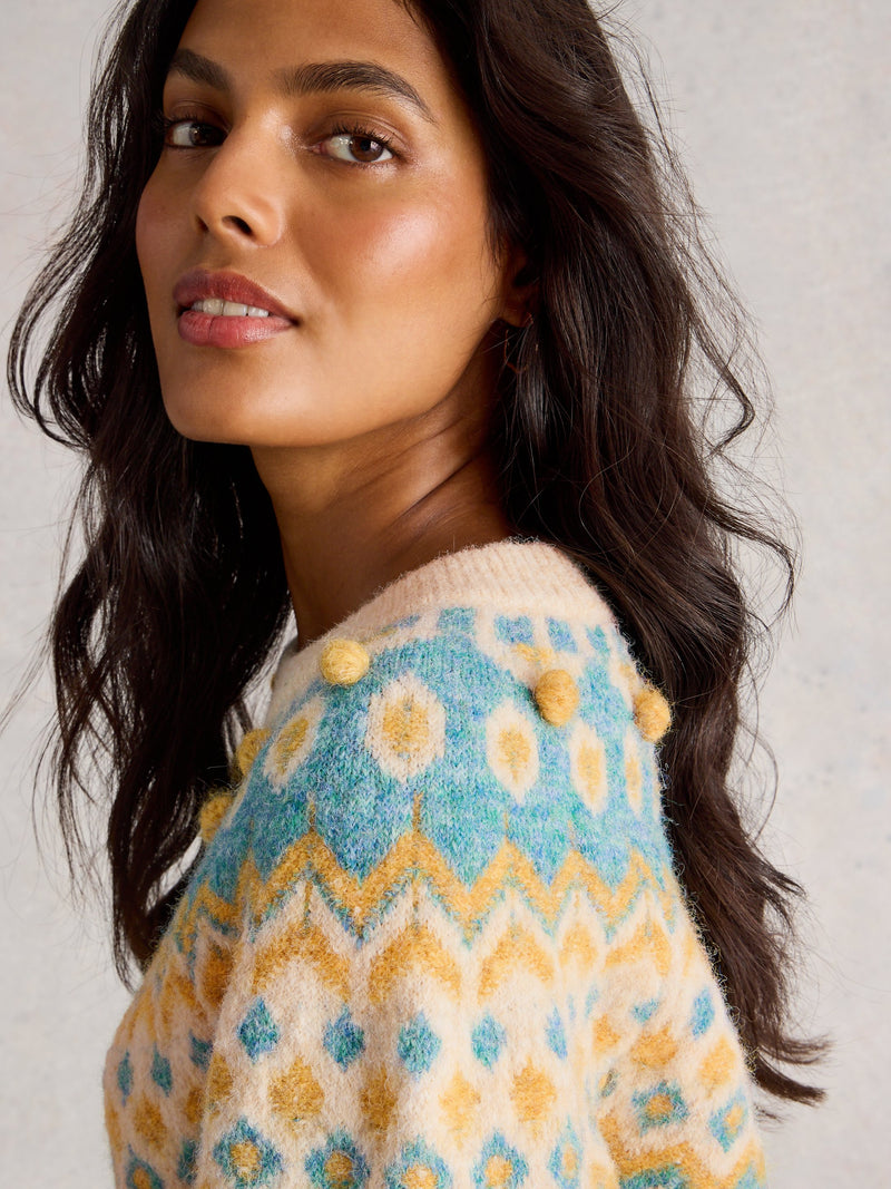An image of the White Stuff Izzy Fairisle Jumper
