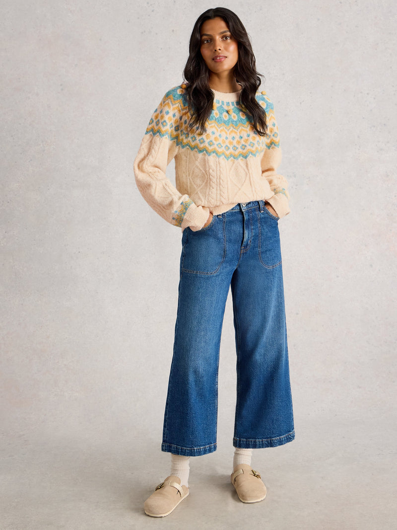 An image of the White Stuff Izzy Fairisle Jumper