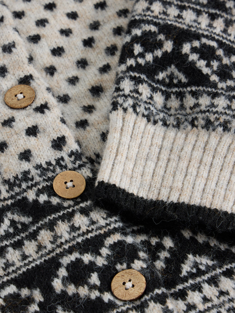 An image of the White Stuff Holly Heart Cardigan