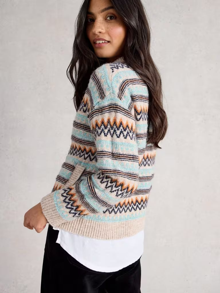 Georgina Fairisle Cardigan