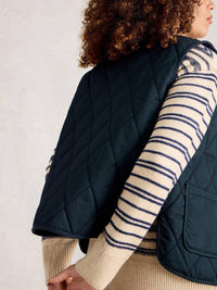 An image of the White Stuff Emily Quilted Gilet
