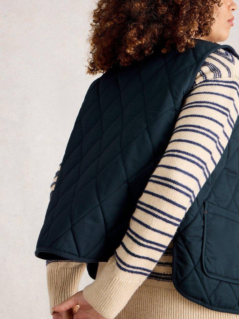 An image of the White Stuff Emily Quilted Gilet