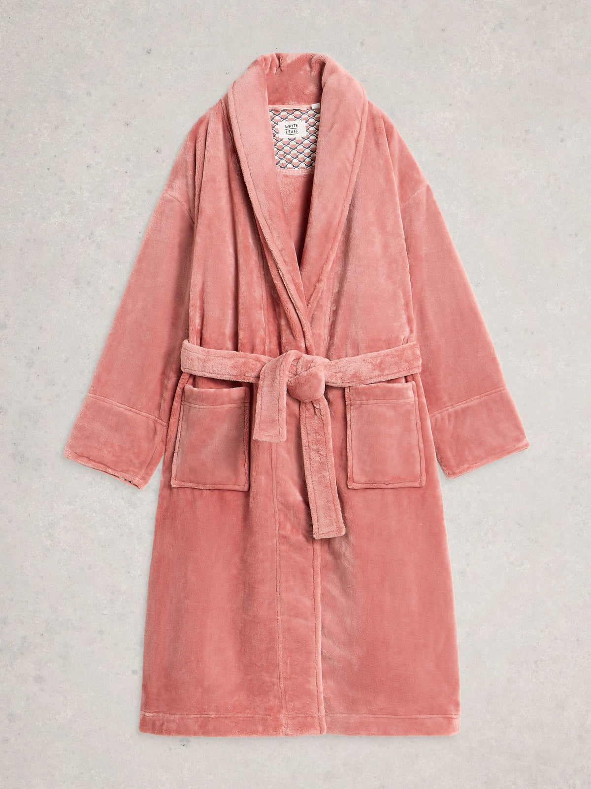 An image of the White Stuff Clover Cosy Dressing Gown