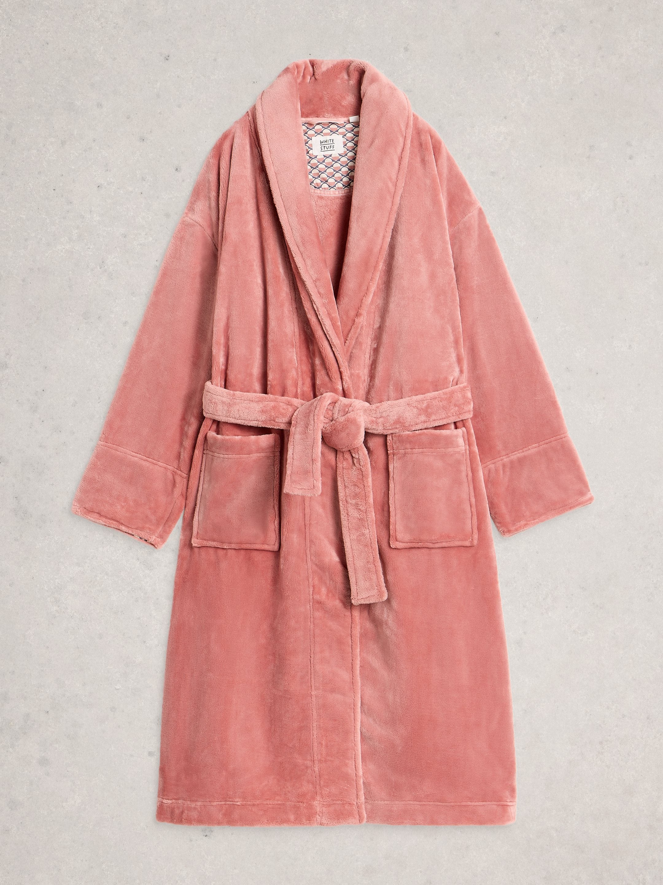 An image of the White Stuff Clover Cosy Dressing Gown