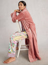 An image of the White Stuff Clover Cosy Dressing Gown