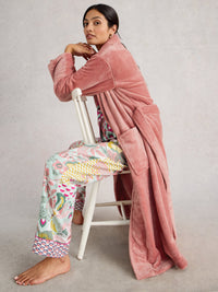 An image of the White Stuff Clover Cosy Dressing Gown