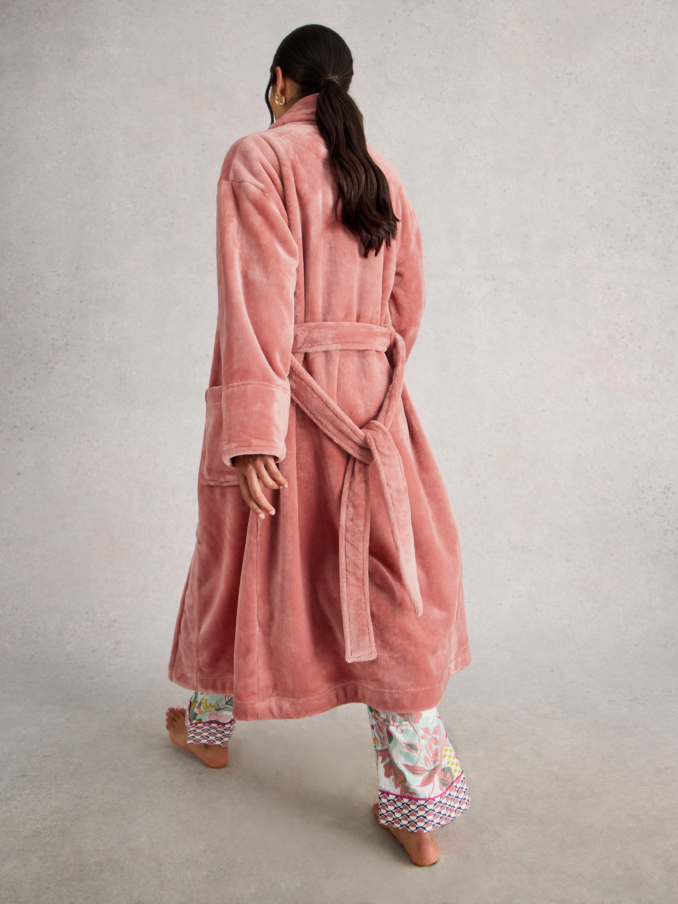An image of the White Stuff Clover Cosy Dressing Gown