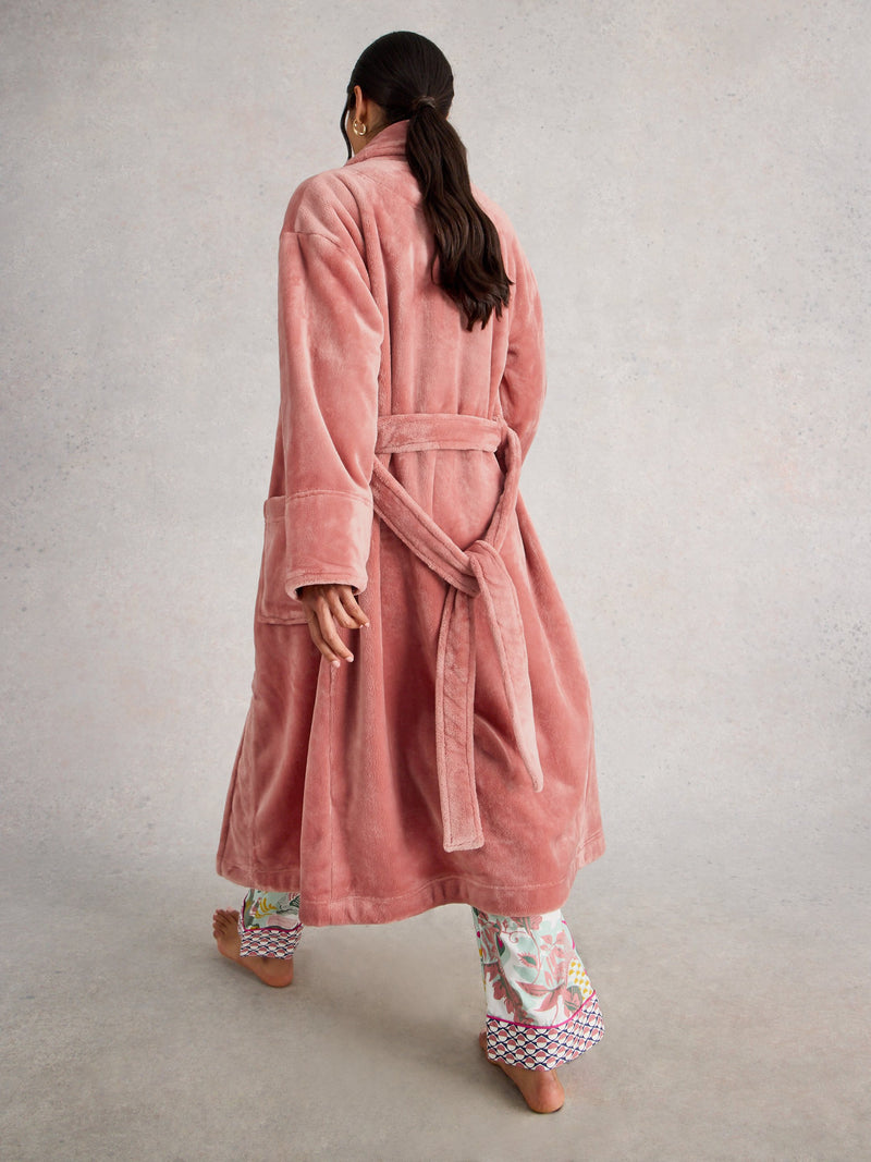An image of the White Stuff Clover Cosy Dressing Gown