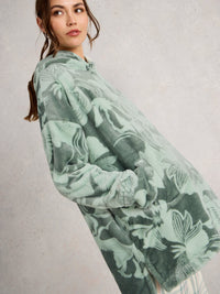 An image of the White Stuff Clover Snuggle Hoodie