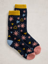 An image of the White Stuff Stars And Hearts Cabin Socks