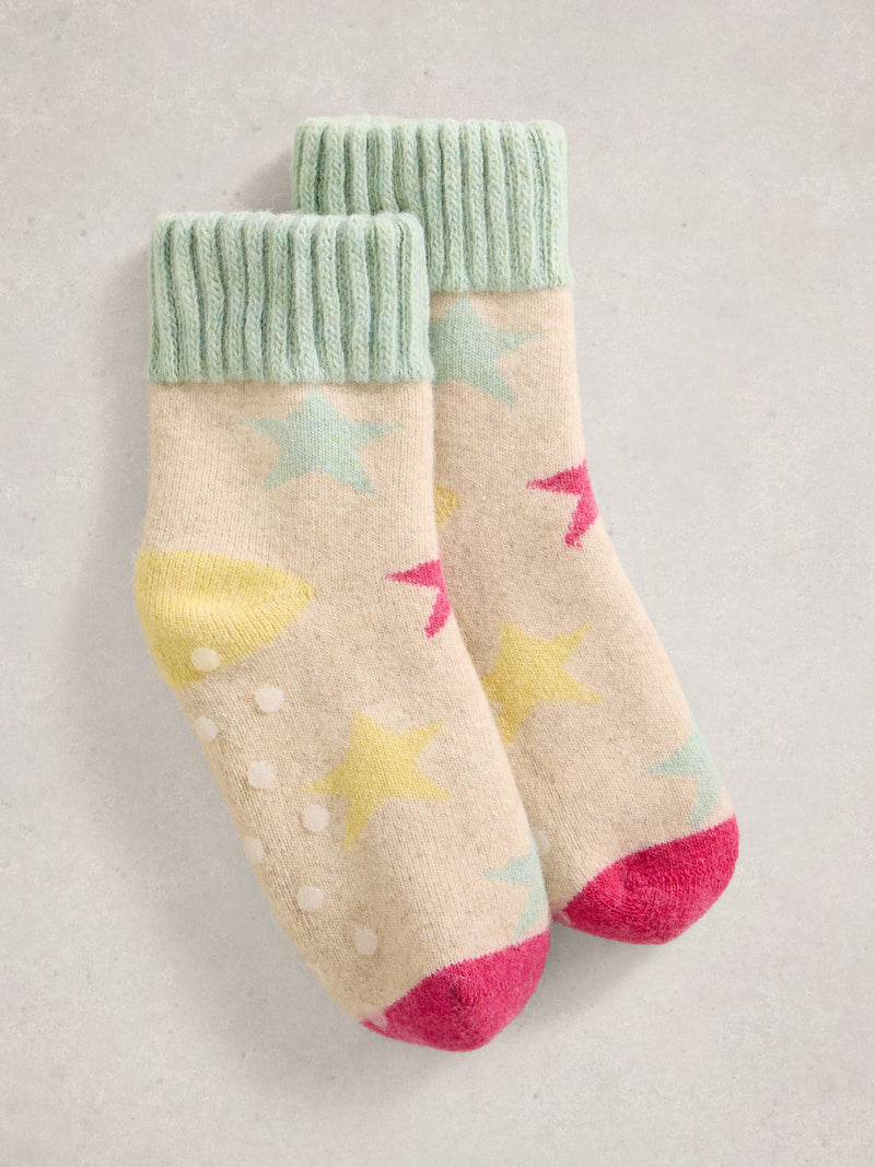 An image of the White Stuff Star Loopback Sock