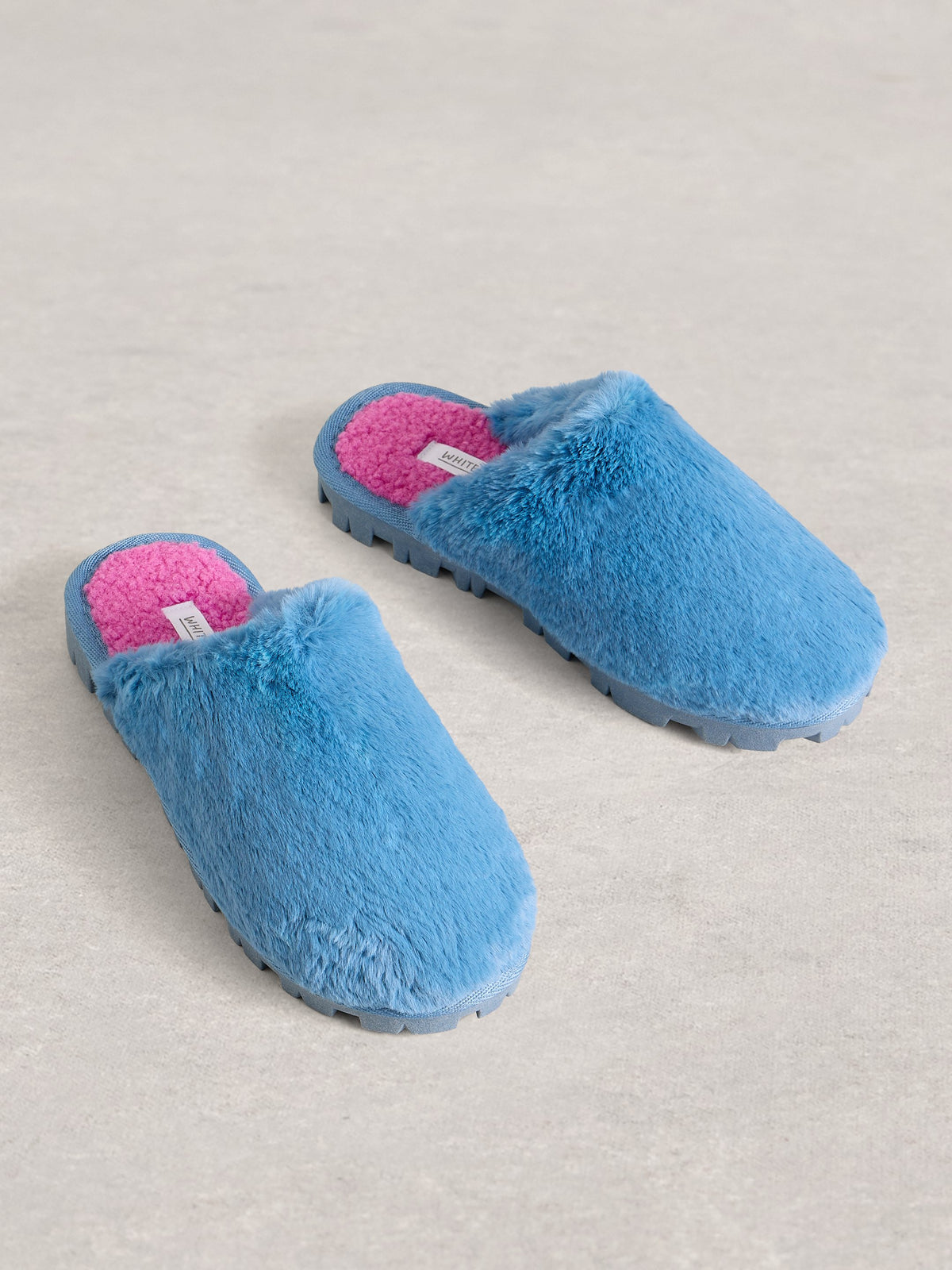 An image of the White Stuff Faux Fur Slipper Mule
