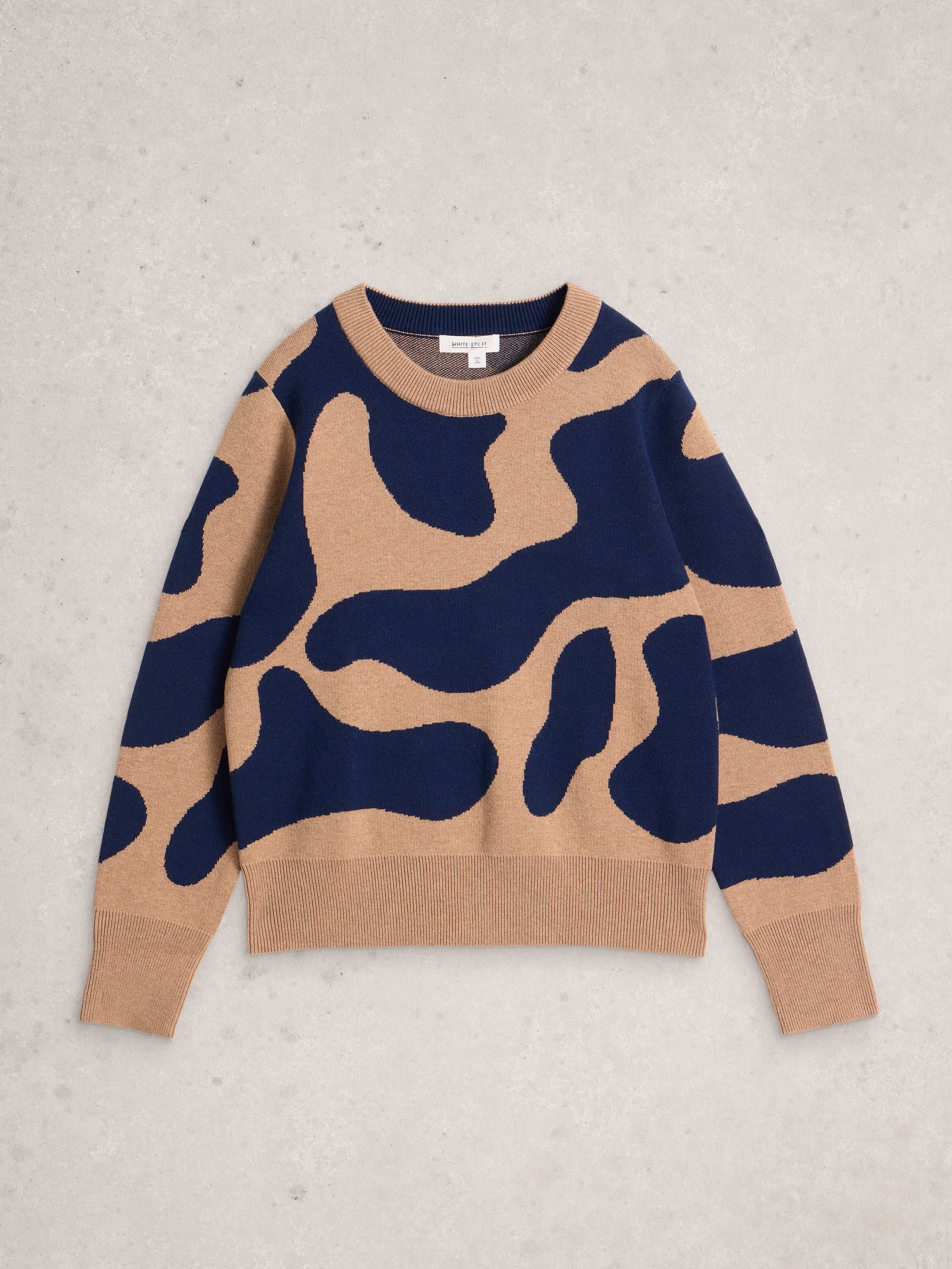 An image of the White Stuff Katie Abstract Jumper