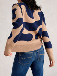 An image of the White Stuff Katie Abstract Jumper