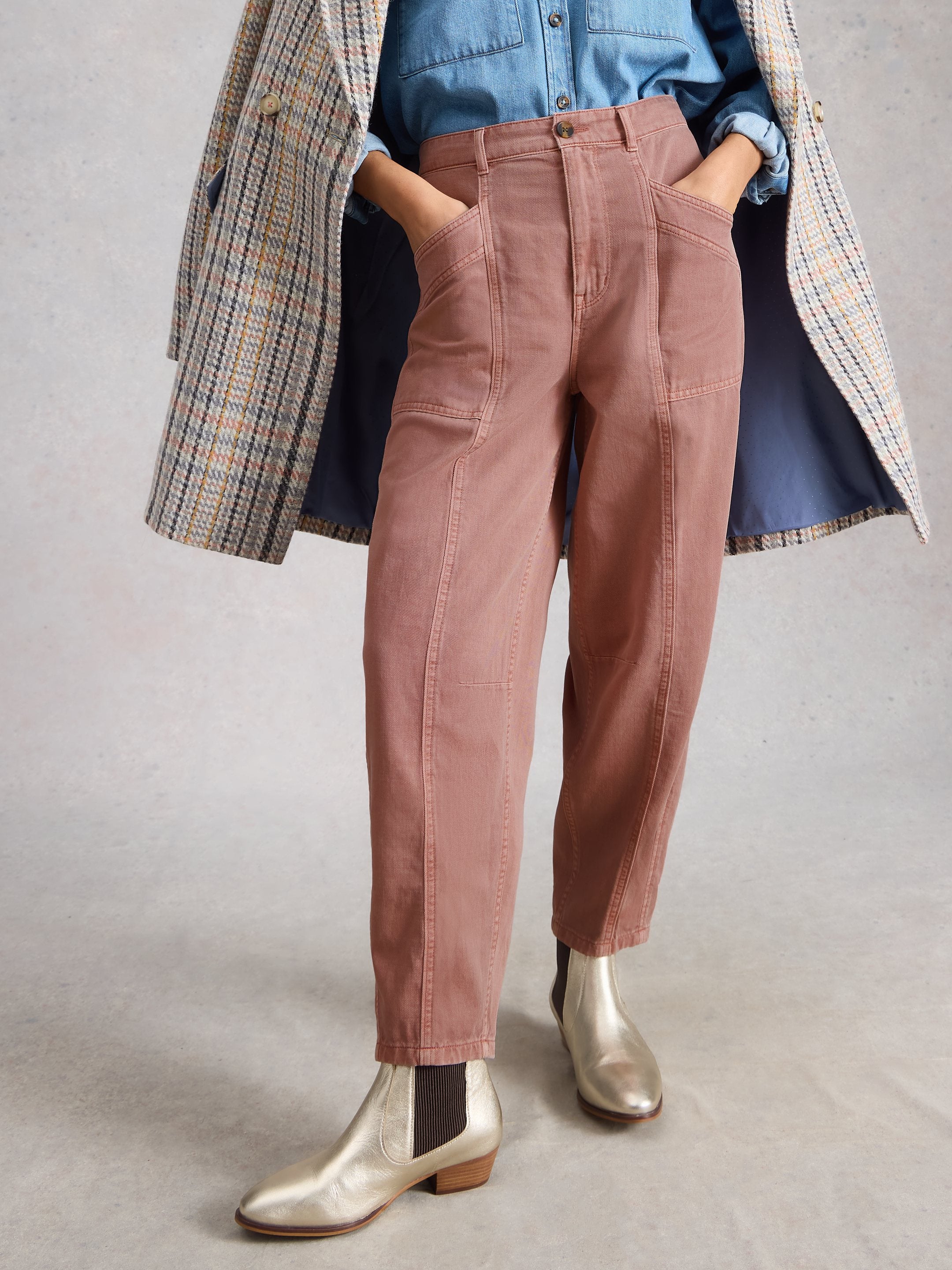 An image of the White Stuff Aubrey Barrel Trouser