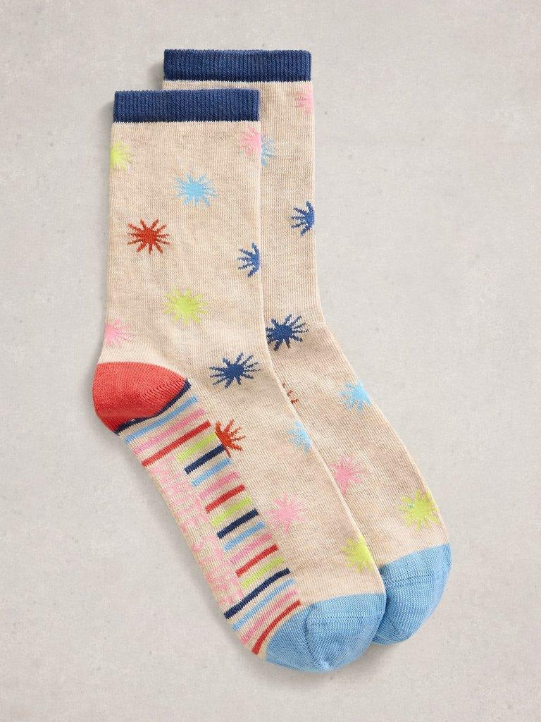 An image of the White Stuff Starburst Ankle Sock