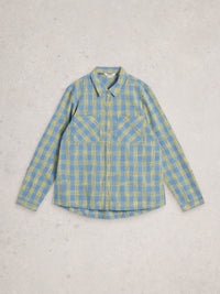 An image of the White Stuff Sophie Organic Check Shirt