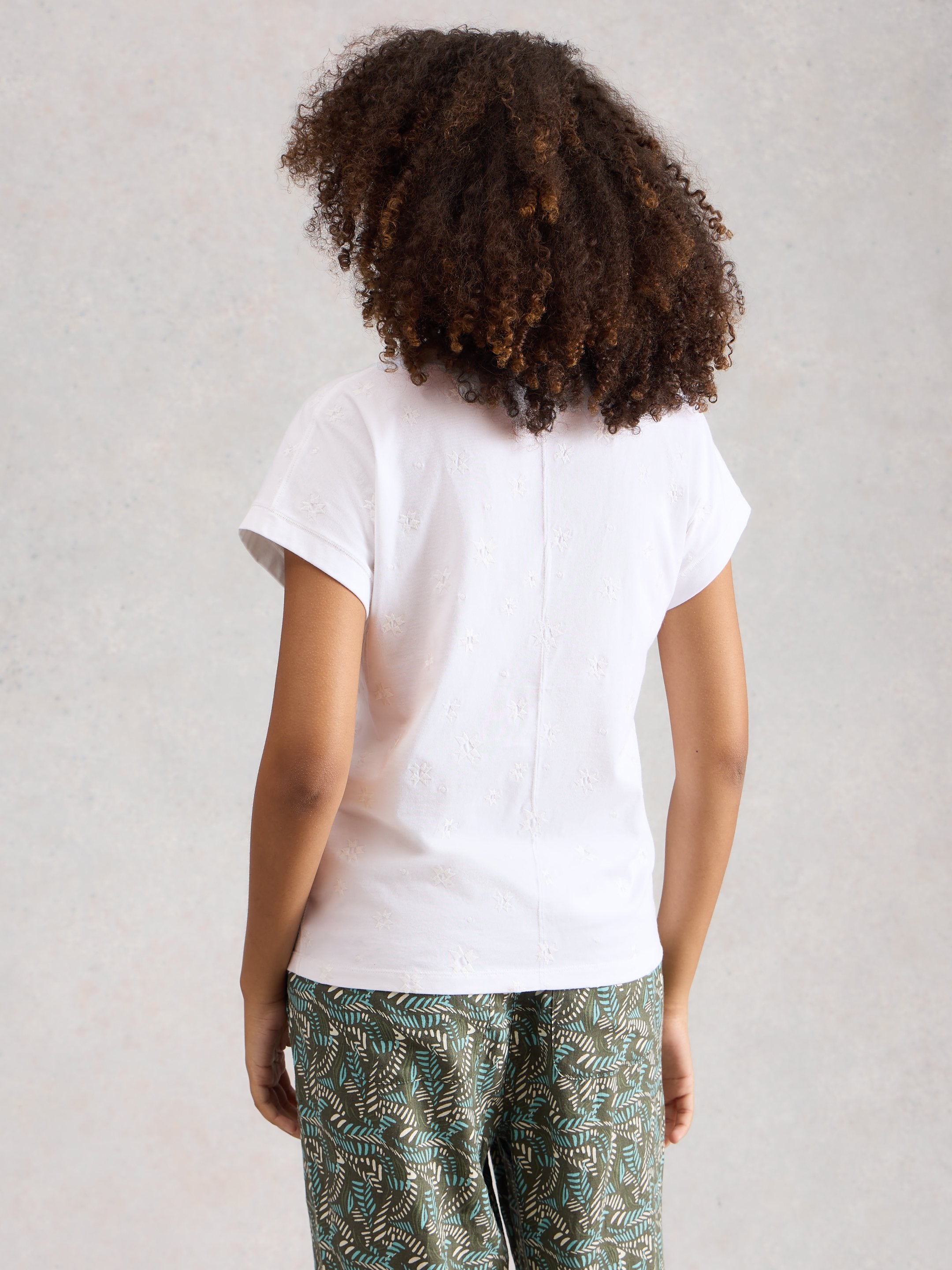 An image of the White Stuff Nelly Embroidered Tee