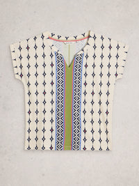 An image of the White Stuff Nelly Notch Neck Tee